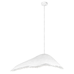 Подвесной светильник с асимметричным волнообразным абажуром и фактурной бахромой по краю Tactile Line варинант исполнения - 8 | Loft Concept в Брянске