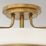 Потолочный светильник с круглым матовым белым плафоном Hinkley варинант исполнения - 2 | Loft Concept в Брянске