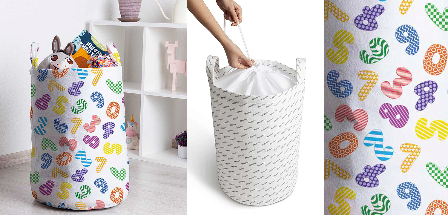 Корзина Colored Numbers Basket Корзина Colored Numbers Basket - Loft-Concept в Брянске