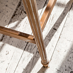 Барный стул из массива бука светло-зеленый с растительным орнаментом Raffael Angel Green Bar stool варинант исполнения - 5 | Loft Concept в Брянске