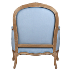 Кресло Ava Classical Armchair light blue velour варинант исполнения - 3 | Loft Concept в Брянске