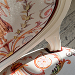 Стул из массива бука бежевый с растительным орнаментом Raffael Angel Beige Chair варинант исполнения - 3 | Loft Concept в Брянске