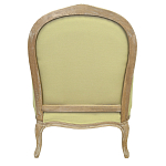 Кресло Ava Classical Armchair green striped flax варинант исполнения - 2 | Loft Concept в Брянске