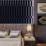 Гипсовая 3D Панель CRYSTAL SYMPHONY B варинант исполнения - 1 | Loft Concept в Брянске