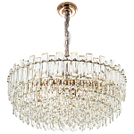 Круглая многоярусная люстра с хрустальным декором Cascade Waterfall Chandelier 18 варинант исполнения - 2 | Loft Concept в Брянске
