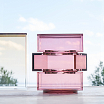 Стол журнальный в форме кубов Acrylic Furniture Lumina Crimson Clarity варинант исполнения - 9 | Loft Concept в Брянске