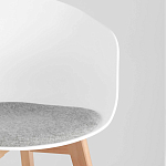 Стул из пластика с мягким сиденьем Eames варинант исполнения - 6 | Loft Concept в Брянске