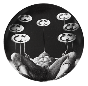Декоративная тарелка Fornasetti 30.CR.BW.R01-193