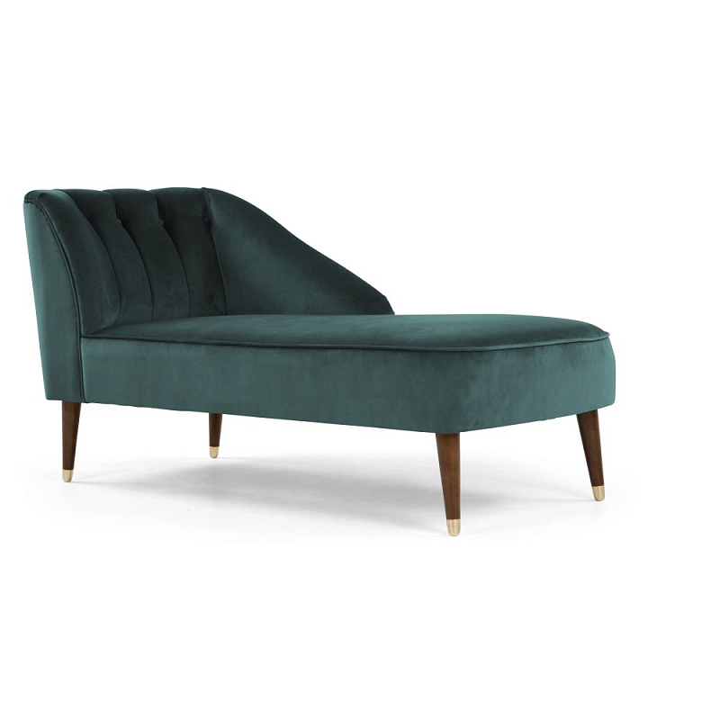 Кушетка Chaise Longue, Peacock Blue Velvet Бирюзовый Кушетка Chaise Longue, Peacock Blue Velvet Бирюзовый в Брянске | Loft Concept