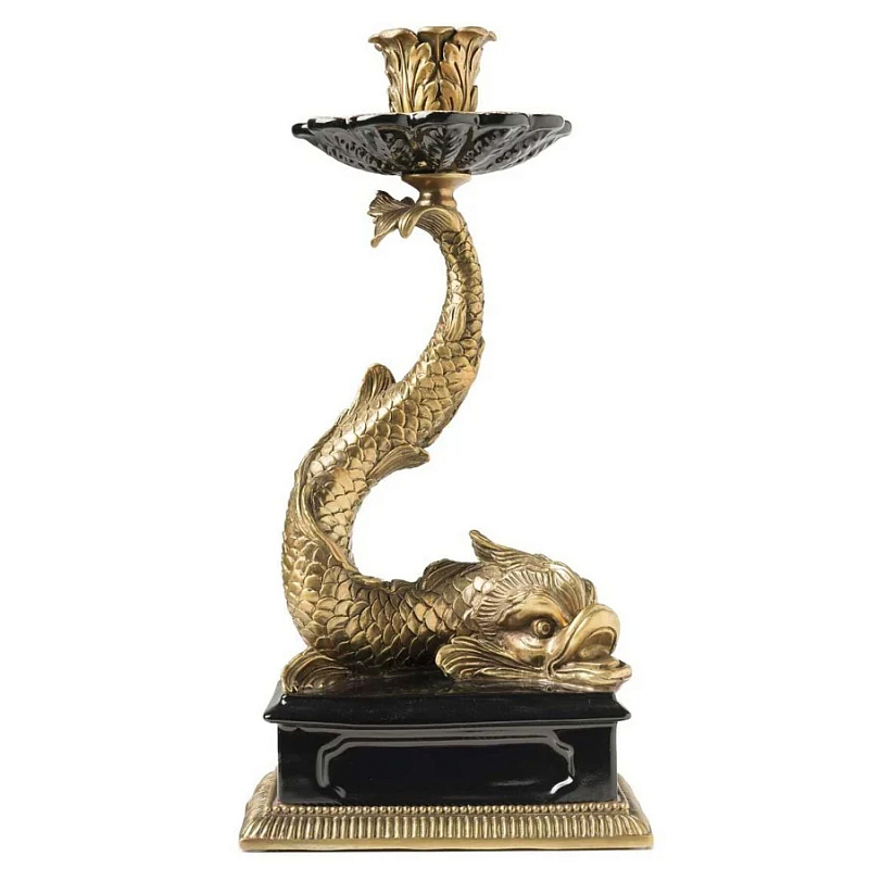 Подсвечник Candleholder Triton Atlanta Черный Бронза Подсвечник Candleholder Triton Atlanta Черный Бронза в Брянске | Loft Concept