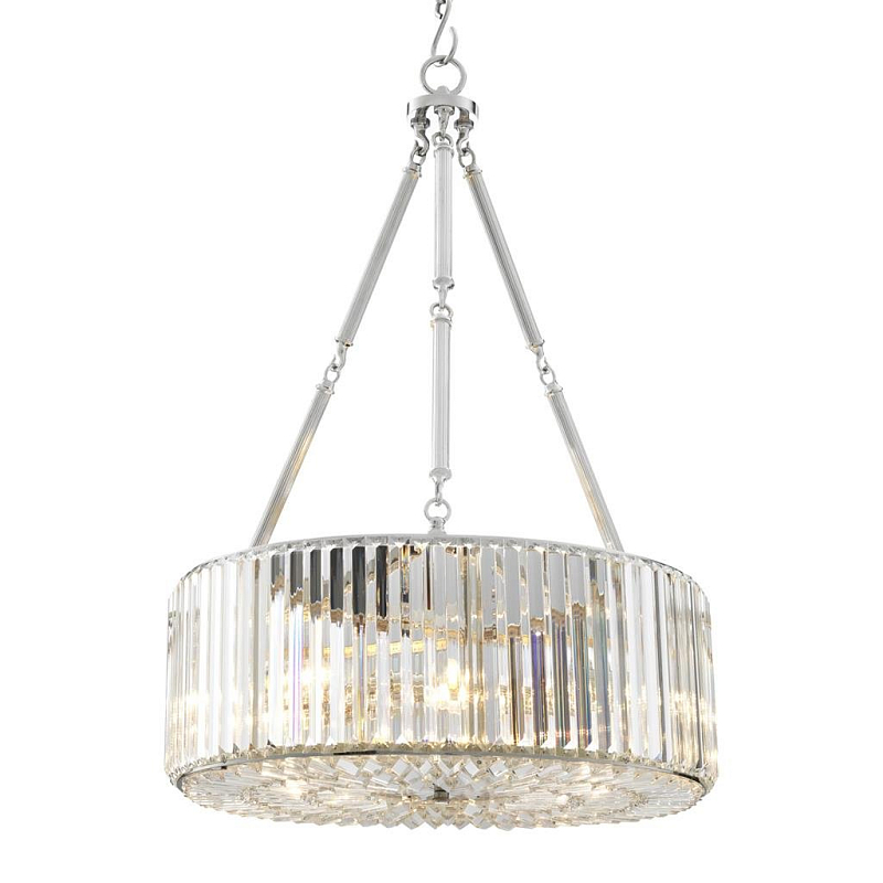 Люстра Chandelier Infinity Nickel Никель Прозрачный (Transparent) Люстра Chandelier Infinity Nickel Никель Прозрачный (Transparent) в Брянске | Loft Concept