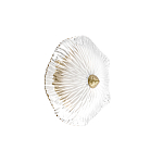 Бра в форме прозрачного стеклянного цветка с рельефной текстурой Textured Glass варинант исполнения - 7 | Loft Concept в Брянске