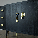 Большой Комод-буфет Elsa Dreams Black с ящиками варинант исполнения - 2 | Loft Concept в Брянске