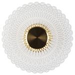 Бра в форме диска Loggia White Patterns Acrylic Wall Lamp варинант исполнения - 1 | Loft Concept в Брянске