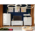 Полка с зеркальным декором Arden Mirror Shelf варинант исполнения - 5 | Loft Concept в Брянске