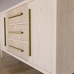 Буфет Primo с тремя ящиками и двумя фасадами Светлый дуб варинант исполнения - 7 | Loft Concept в Брянске