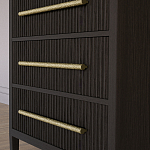 Комод Primo с 3 выдвижными ящиками Темный орех варинант исполнения - 3 | Loft Concept в Брянске