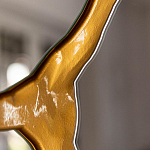 Зеркало кругле с декоративной золотой вставкой Golden Tree варинант исполнения - 2 | Loft Concept в Брянске