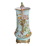 Ваза с птичкой из фарфора с бронзовыми элементами Garden of Eden варинант исполнения - 3 | Loft Concept в Брянске