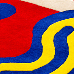 Дизайнерский ковер в виде бабочки Poltronova Tappeto Farfalla Rug варинант исполнения - 9 | Loft Concept в Брянске