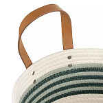 Корзина для хранения с ручками плетеная Interlacement Green  варинант исполнения - 2 | Loft Concept в Брянске