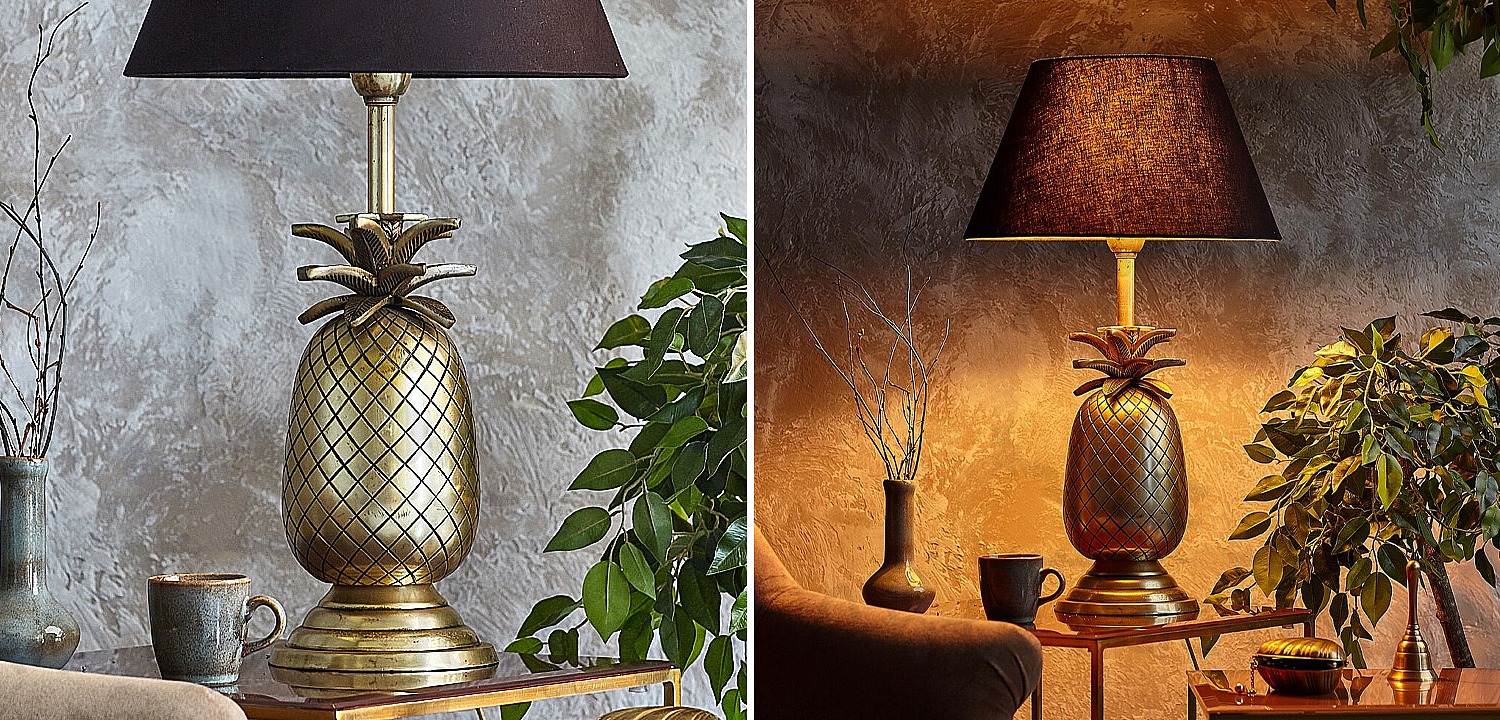 Настольная лампа Pineapple Lampshade Table Lamp Настольная лампа Pineapple Lampshade Table Lamp - Loft-Concept в Брянске