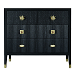 Бельевой Комод с 4 ящиками Elsa Dreams Black варинант исполнения - 5 | Loft Concept в Брянске