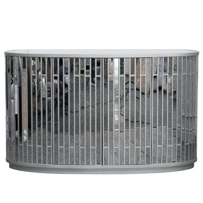 Комод зеркальный Mirror Blocks Commode Зеркало Серебряный Комод зеркальный Mirror Blocks Commode Зеркало Серебряный в Брянске | Loft Concept