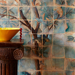 Обои ручная роспись Braganza Standard colourway on dyed paper варинант исполнения - 1 | Loft Concept в Брянске