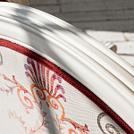 Кресло из массива бука бежевое с растительным орнаментом Raffael Beige Floral Armchair варинант исполнения - 5 | Loft Concept в Брянске