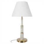 Настольная лампа с белым конусовидным абажуром More Tender варинант исполнения - 1 | Loft Concept в Брянске