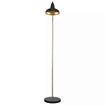 Торшер с плафоном в форме купола в сочетании черного и золотистого цвета Minimalist Execution варинант исполнения - 3 | Loft Concept в Брянске