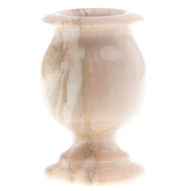 Ваза для цветов из натурального мрамора Marble Vase Бежевый Ваза для цветов из натурального мрамора Marble Vase Бежевый в Брянске | Loft Concept