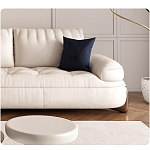 Диван кожаный с каркасом из массива дерева Furniture Medieval варинант исполнения - 4 | Loft Concept в Брянске