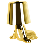Настольная лампа фигурная цвета золото с гладким абажуром Высота 16 см Sophia варинант исполнения - 6 | Loft Concept в Брянске