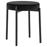 Табурет с мягким круглым сиденьем RIO Black варинант исполнения - 1 | Loft Concept в Брянске