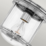 Потолочный светильник для ванных комнат с цилиндрическим стеклянным плафоном и одной лампой Hinkley варинант исполнения - 16 | Loft Concept в Брянске