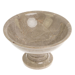 Конфетница из бежевого мрамора Stone Candy Bowl варинант исполнения - 2 | Loft Concept в Брянске