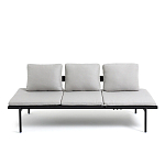 Диван-шезлонг черный Annet варинант исполнения - 1 | Loft Concept в Брянске