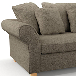 Мебельная ткань Шенилл коричневый цвет 138 см T4-28 варинант исполнения - 4 | Loft Concept в Брянске