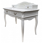 Стол-бюро белого цвета из массива бука с 4-мя ящиками White Provence варинант исполнения - 2 | Loft Concept в Брянске