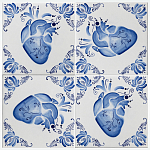 Плитка с узором Мое сердце варинант исполнения - 1 | Loft Concept в Брянске