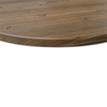 Стол журнальный c коричневой круглой столешницей на трех металлических ножках Charm Coffee Table варинант исполнения - 4 | Loft Concept в Брянске