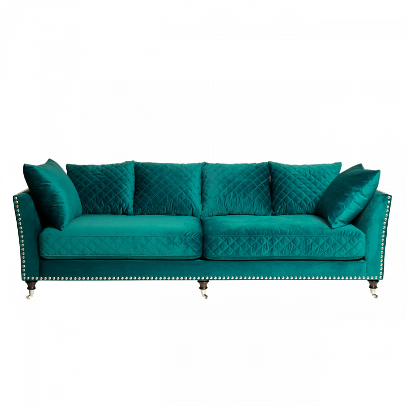 Диван Giorgio Sofa Turquoise Бирюзовый Диван Giorgio Sofa Turquoise Бирюзовый в Брянске | Loft Concept