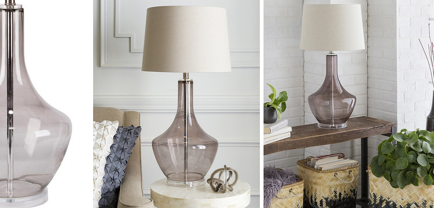 Настольная лампа Fantina Table lamp gray Настольная лампа Fantina Table lamp gray - Loft-Concept в Брянске