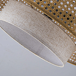 Подвесной светильник с декоративным поясом из плетеного бамбука Biuloggicu варинант исполнения - 8 | Loft Concept в Брянске