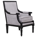 Кресло Harry Armchair black and grey velour варинант исполнения - 1 | Loft Concept в Брянске