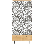 Шкаф с принтом Leaf bouquet варинант исполнения - 2 | Loft Concept в Брянске