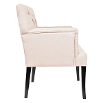 Кресло Addison Chic Armchair beige flax варинант исполнения - 1 | Loft Concept в Брянске