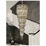 Люстра многоярусная каскадная с хрустальными подвесками Roul Crystal Light варинант исполнения - 10 | Loft Concept в Брянске